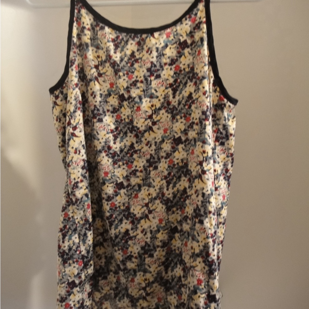 Multicolor Floral Zip-Front Top - Picture 3 of 5